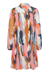 Rilly Dress in Heather Rose Multicolor Dress Ichi 