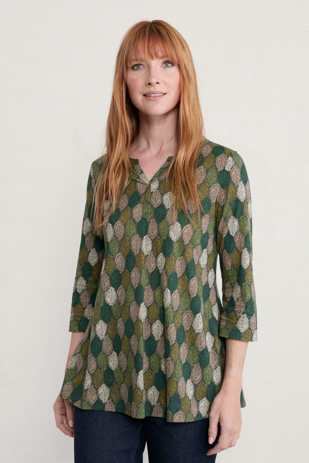 Risso Long Sleeve Top in Olive Top Seasalt 