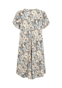 Sammy Dress in Air Blue Combi Dress Soyaconcept 