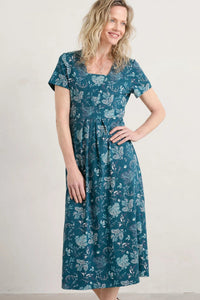 Seed Packet Dress Drifting Seaweed Dark Eden Dress Seasalt 