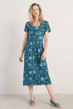 Load image into Gallery viewer, Seed Packet Dress Drifting Seaweed Dark Eden Dress Seasalt 
