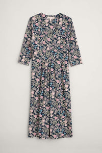 Seed Packet Dress Folkloric Floral Maritime - Renaissance Boutiques Ireland