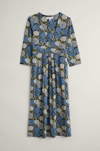 Seed Packet Dress in Dahlia Bed Tide Onyx Dress Seasalt 