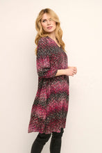 Load image into Gallery viewer, Seqa Long Sleeve Short Dress in Purple Dress Culture 
