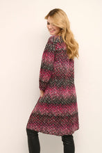 Load image into Gallery viewer, Seqa Long Sleeve Short Dress in Purple Dress Culture 

