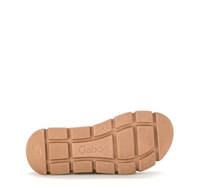Square Buckle Sandal in Beige Footwear Gabor 