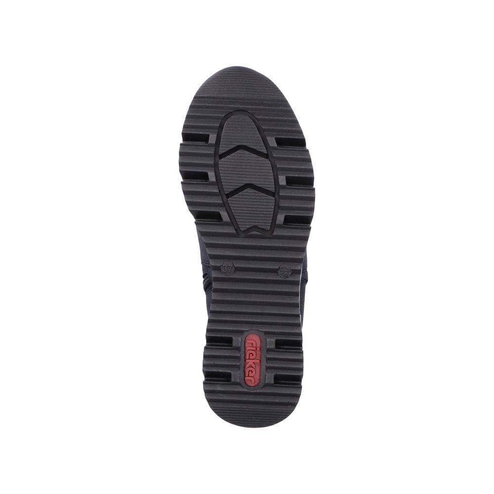 Stretch Slip-On Sneaker in Navy Blue Footwear Rieker 