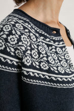 Load image into Gallery viewer, Sweet Pea Cardigan in Tapestries Inkwell Ecru Cardigan Seasalt 
