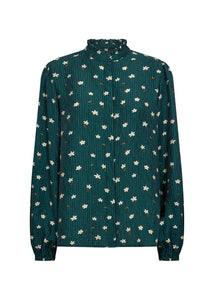 Tama Shirt in Shady Green Combi Shirt Soyaconcept 