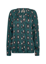 Load image into Gallery viewer, Tammi Shirt in Shady Green Combi Shirt Soyaconcept 

