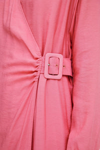 Tavato Dress in Chateau Rose Pink Dress Ichi 