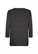 Load image into Gallery viewer, Thilde Long Sleeve Top in Black Top Soyaconcept 
