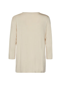 Thilde Long Sleeve Top in Champagne - Renaissance Boutiques Ireland