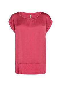 Thilde T-Shirt in Berry T-Shirt Soyaconcept 