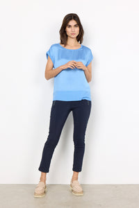 Thilde T-Shirt in Bright Blue - Renaissance Boutiques Ireland