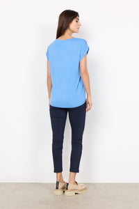 Thilde T-Shirt in Bright Blue - Renaissance Boutiques Ireland