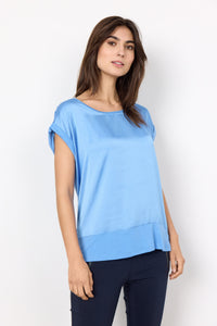 Thilde T-Shirt in Bright Blue - Renaissance Boutiques Ireland