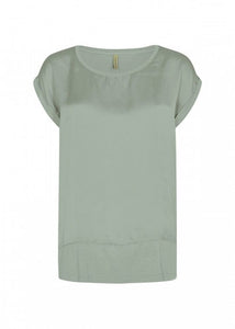 Thilde T Shirt in Shadow Green Top Soyaconcept 