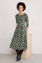 Load image into Gallery viewer, Veronica 3/4 Sleeve Dress in Army Green Dress Seasalt 
