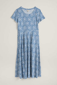 Veronica Dress in Crochet Sunflower Mid Whirl Dress Seasalt 