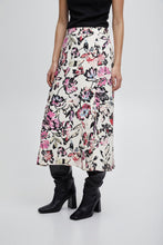 Load image into Gallery viewer, Villy Skirt in Crystal Gray Collage Print Beige Skirt Ichi 
