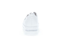 Load image into Gallery viewer, White Leather Sneakers with Zipper Footwear Gabor 
