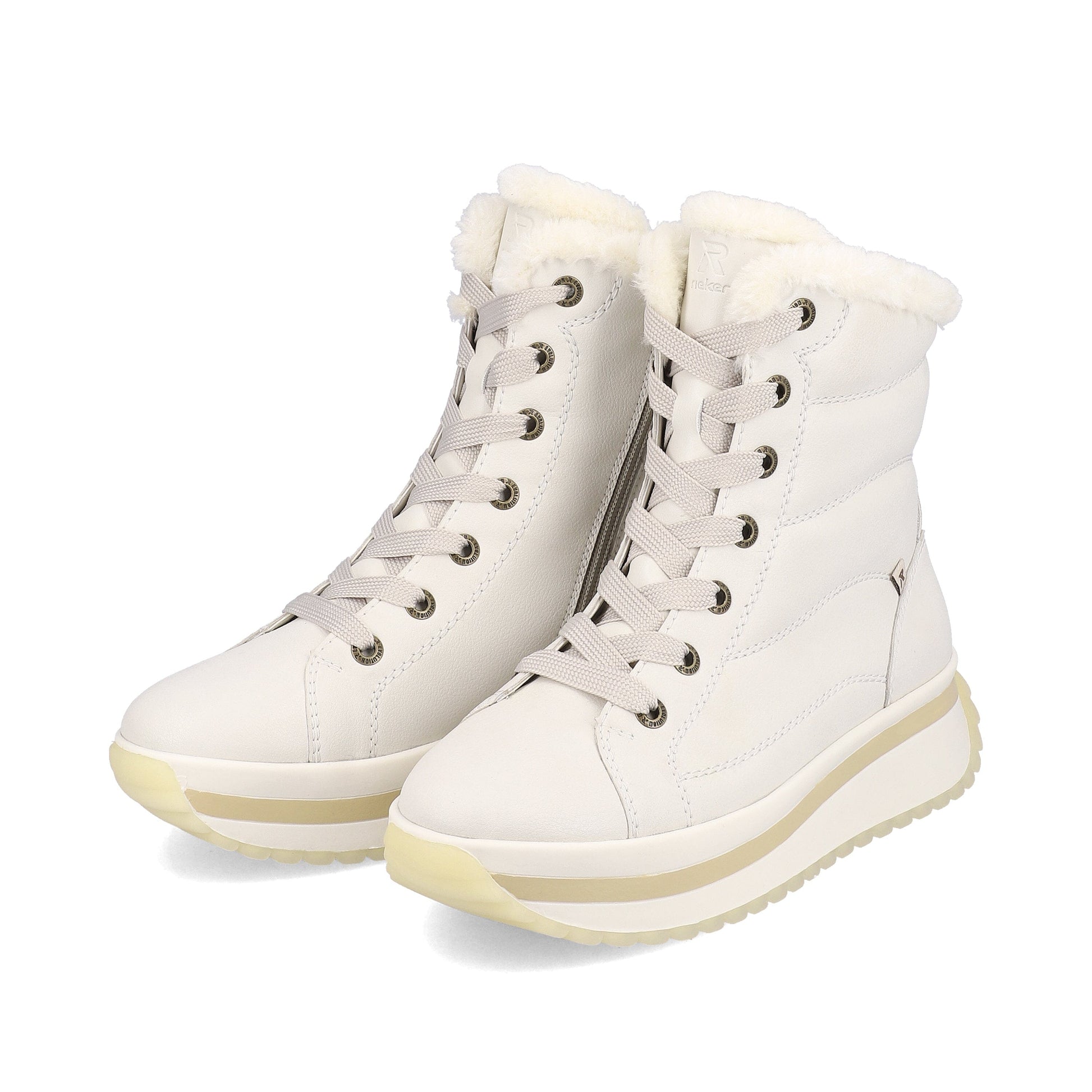 White Sole Lace-up Boot Footwear Rieker 