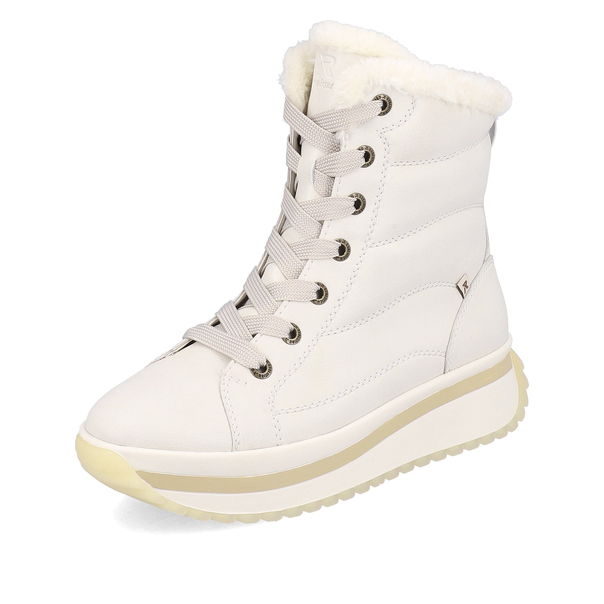 White Sole Lace-up Boot Footwear Rieker 