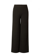 Load image into Gallery viewer, Yarah Essential Flare Trouser in Black Trousers Yest 
