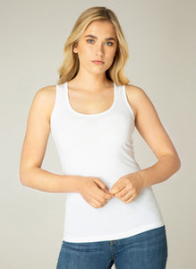 Yippie Jersey Tank Top in White - Renaissance Boutiques Ireland