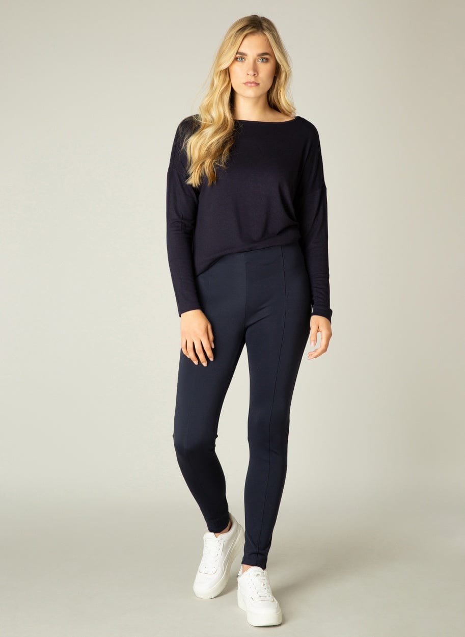 Yumi High Waist Legging in Dark Blue - Renaissance Boutiques Ireland
